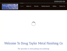 Tablet Screenshot of dougtaylor.co.uk